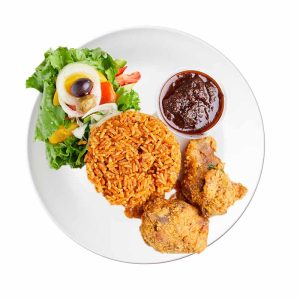 Jollof With Cow Meat
